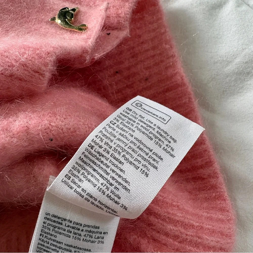 Pink & Other Stories Cardigan Size Large - Picture 5 of 5